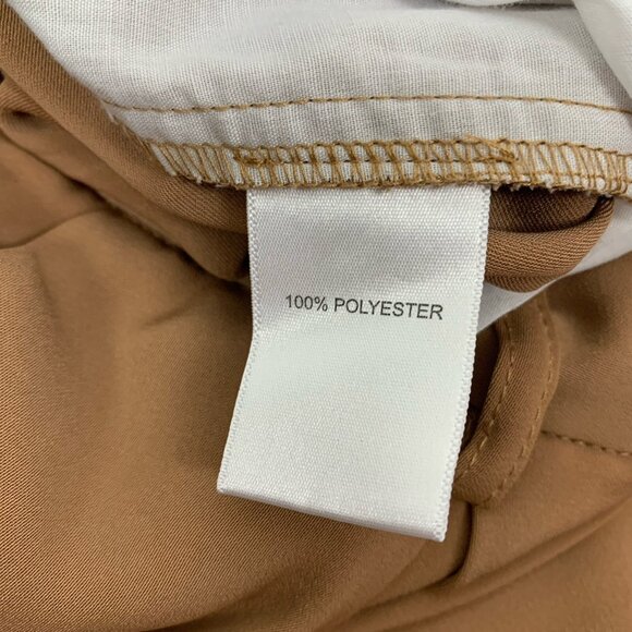 Tron Jori Pants XL Tan Wide Leg Trousers Boho Minimalist Chic - Picture 7 of 7